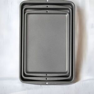 3 Piece Bake Non-Stick Baking Pan Set New Kitchen‎